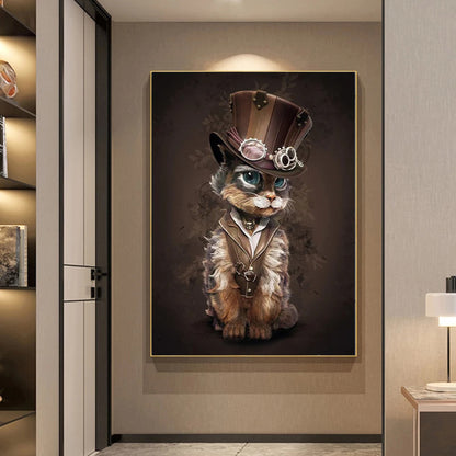 Steampunk-Leinwand