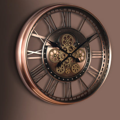 Vintage Steampunk-Uhr mit freiliegendem Uhrwerk