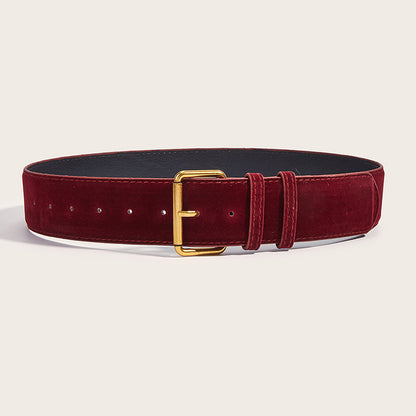 Damen-Ledergürtel aus gealtertem Leder