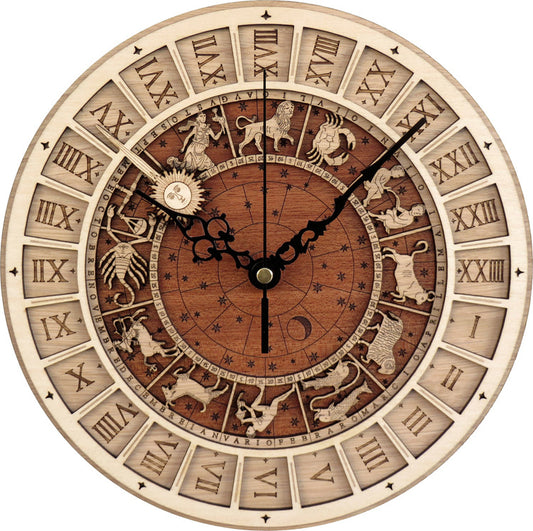 Steampunk-Uhr Astrologisches Zeichen
