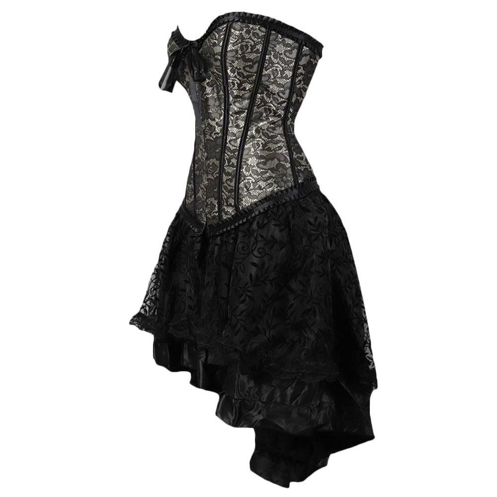 Gothic-Korsett- und Rockset