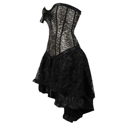 Gothic-Korsett- und Rockset