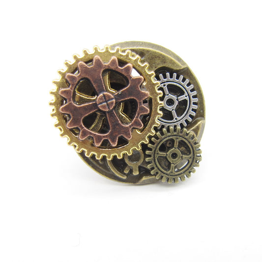Steampunk-Zahnradring