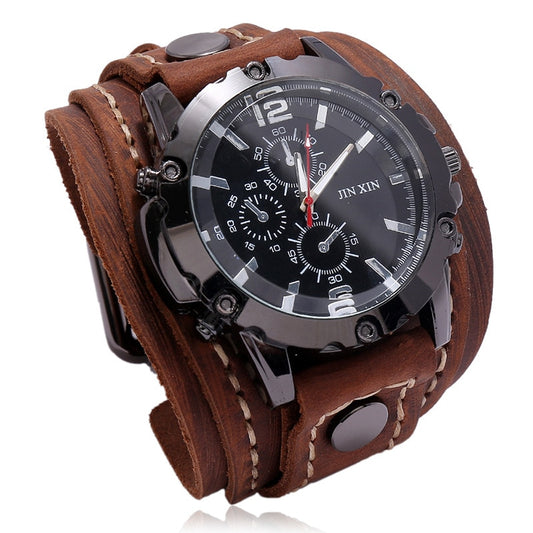 Uhr mit Lederarmband