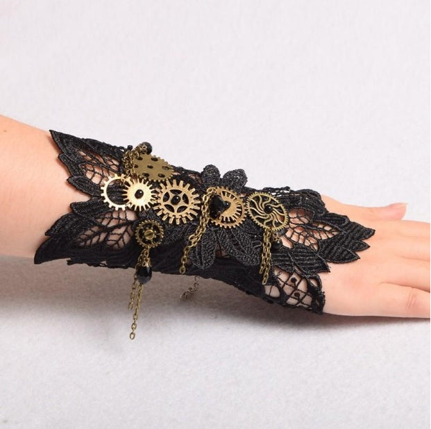 Steampunk-Armbänder Schraubwerk