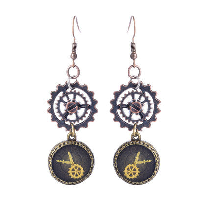 Steampunk-Ohrringe Anhänger
