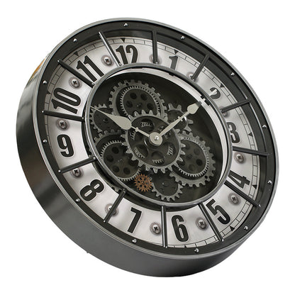 Vintage Steampunk-Uhr mit freiliegendem Uhrwerk