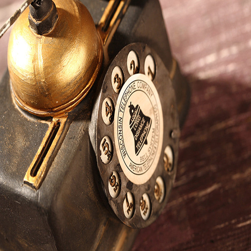 Vintage-Dekor-Telefon