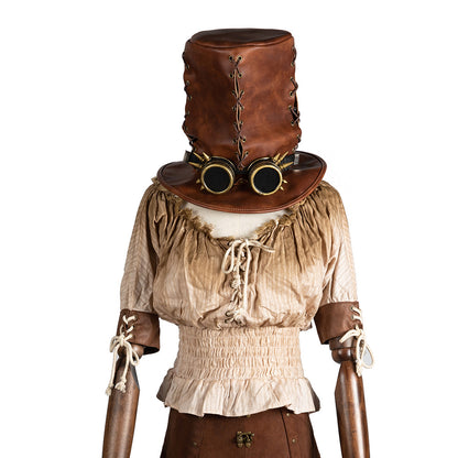 Steampunk-Vogelscheuchenhut