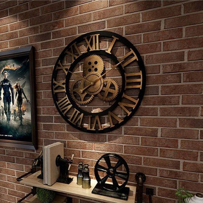 Steampunk-Uhr Zahnräder