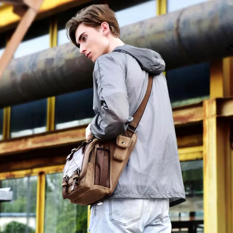 Vintage-Schultertasche