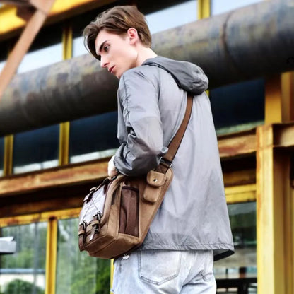 Vintage-Schultertasche