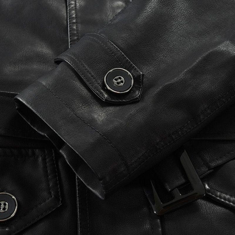 Steampunk-PU-Jacke für Herren