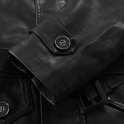 Steampunk-PU-Jacke für Herren