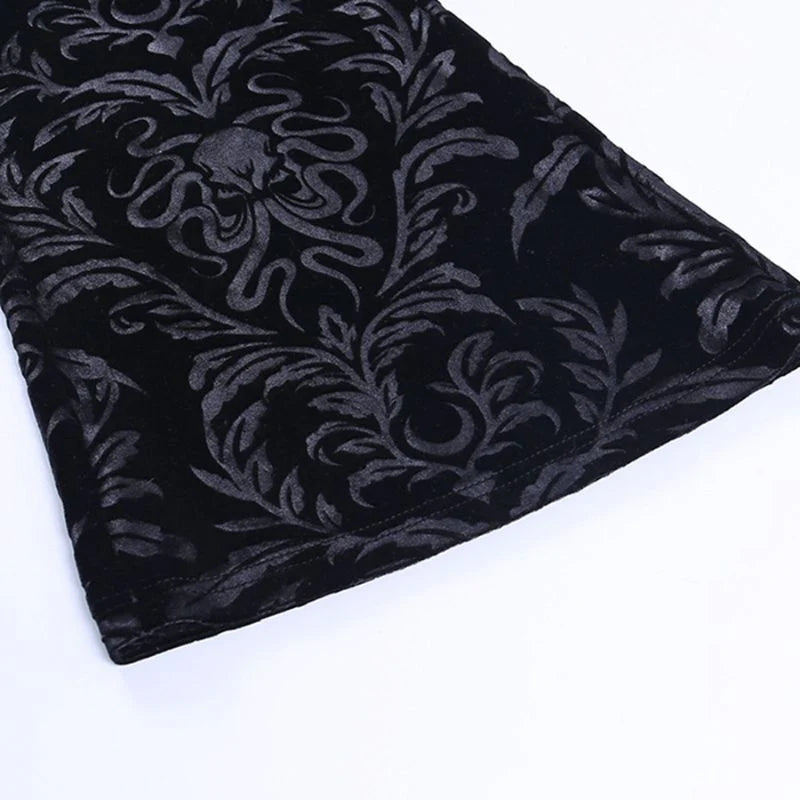Schwarze Gothic-Hose für Damen