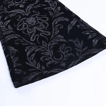 Schwarze Gothic-Hose für Damen