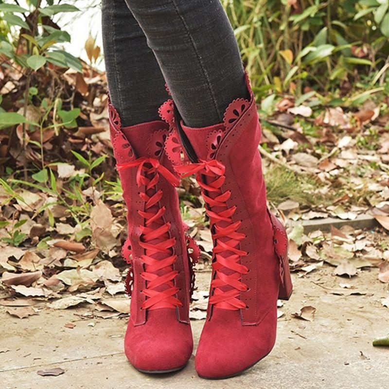 Viktorianische Steampunk-Stiefel