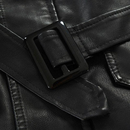 Steampunk-PU-Jacke für Herren