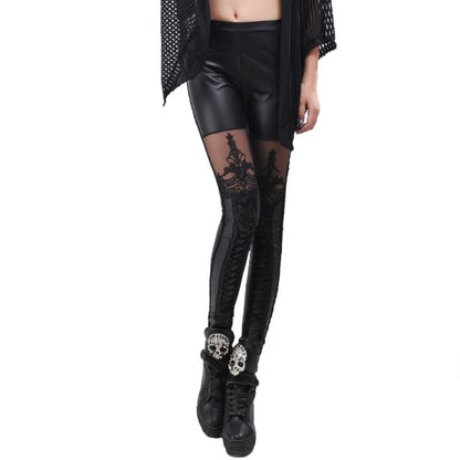 Gothic-Leggings für Damen