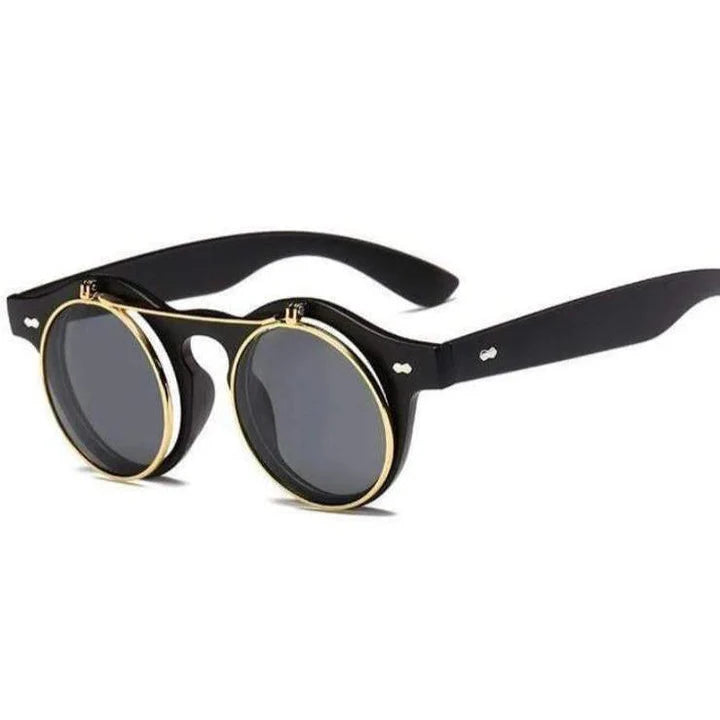 Steampunk-Klappsonnenbrille