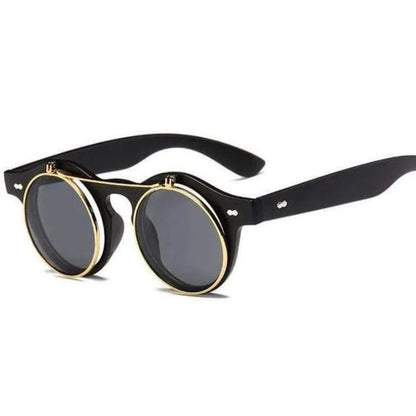 Steampunk-Klappsonnenbrille
