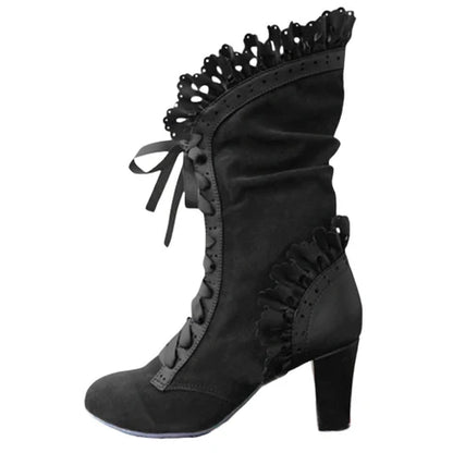 Viktorianische Steampunk-Stiefel