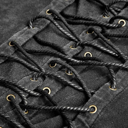 Steampunk-Korsett für Herren mit Schnürung