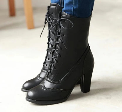 Steampunk-Schnürstiefeletten