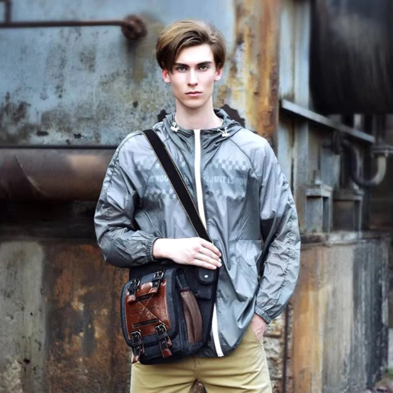 Vintage-Schultertasche