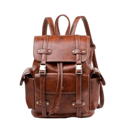 Vintage Damenrucksack aus PU
