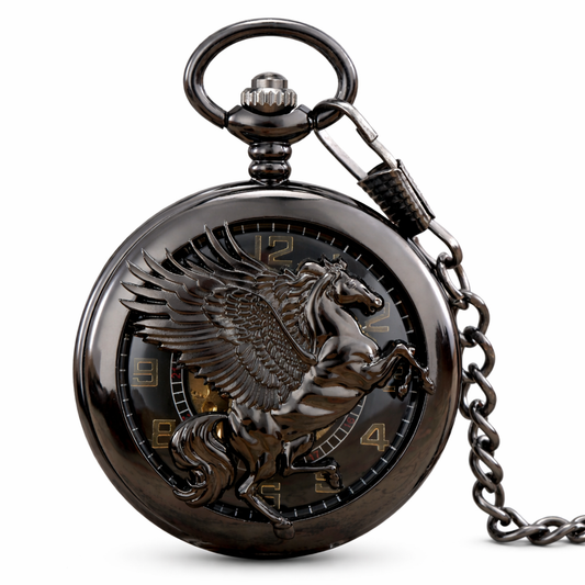 Pegasus Taschenuhr