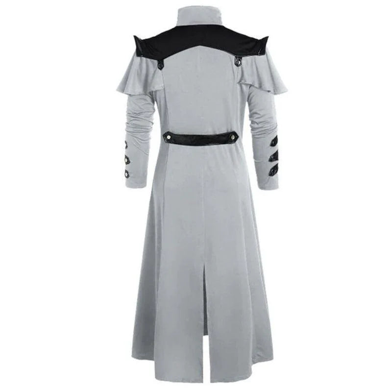 Lange Steampunk-Piratenjacke