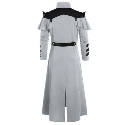 Lange Steampunk-Piratenjacke