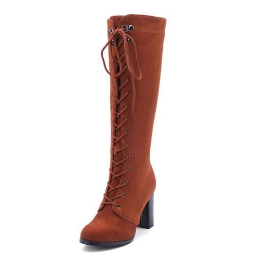 Hohe Schnürstiefel für Damen