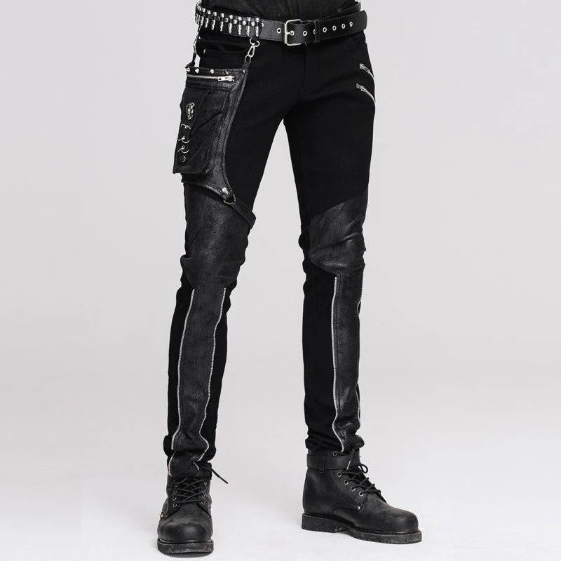 Steampunk-Gothic-Hose für Herren