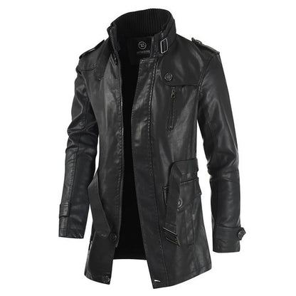 Steampunk-PU-Jacke für Herren
