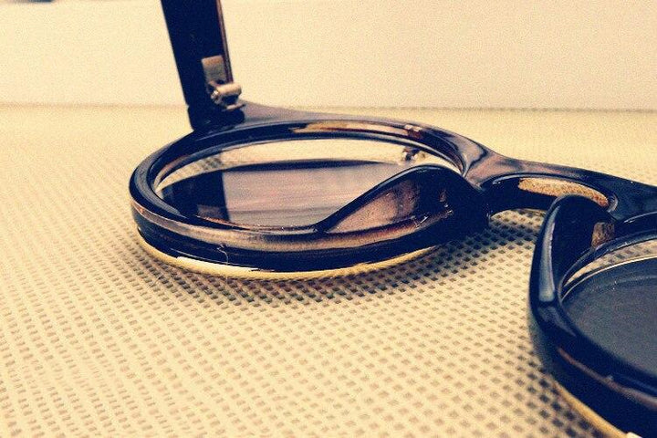 Steampunk-Klappsonnenbrille