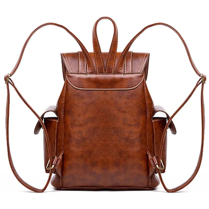 Vintage Damenrucksack aus PU