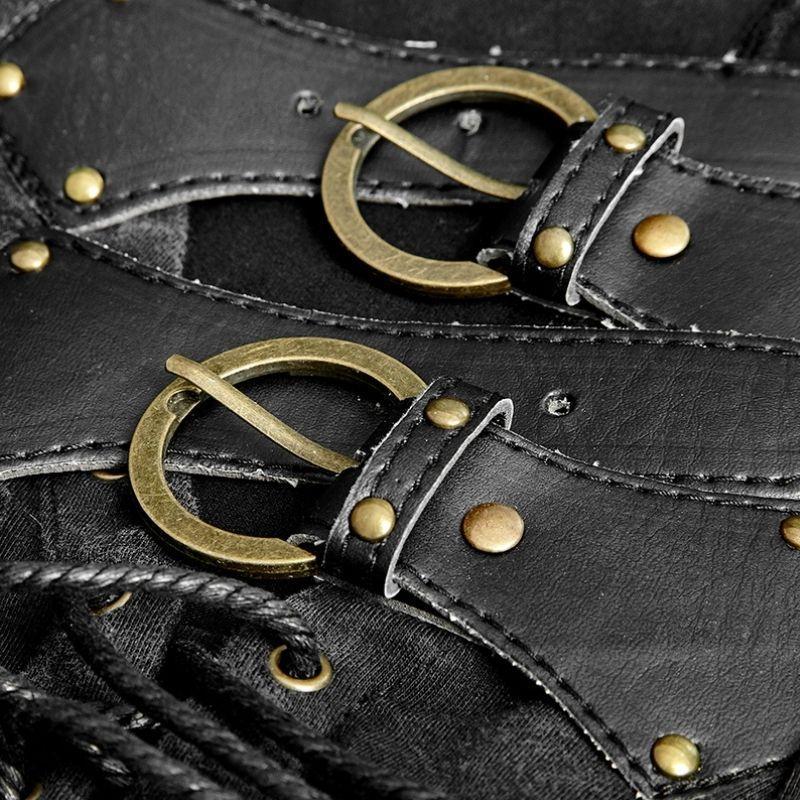 Steampunk-Korsett für Herren mit Schnürung