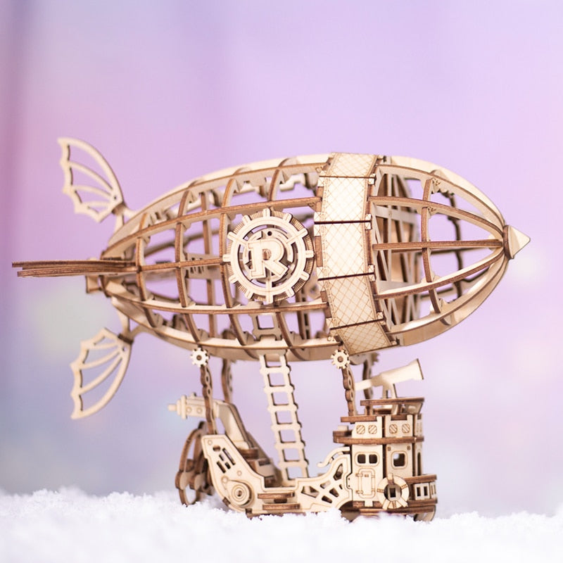 Steampunk-Zeppelin-Luftschiffmodell