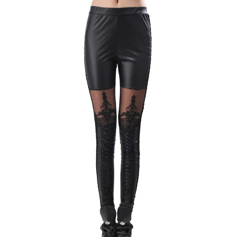Gothic-Leggings für Damen