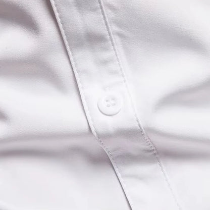 Asymmetrisches Button-Down-Hemd