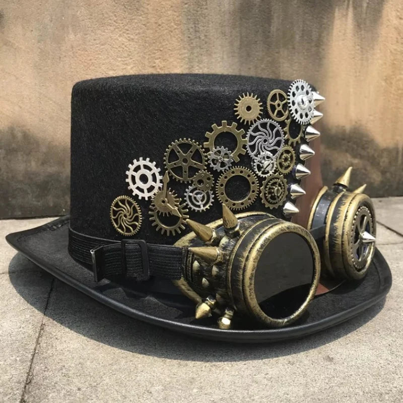Zylinderhut-Steampunk-Strümpfe