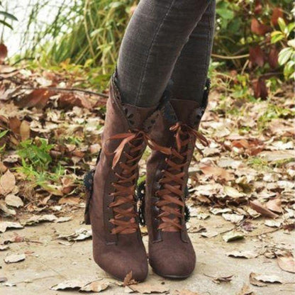 Viktorianische Steampunk-Stiefel
