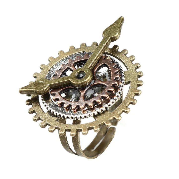 Steampunk-Ringuhr