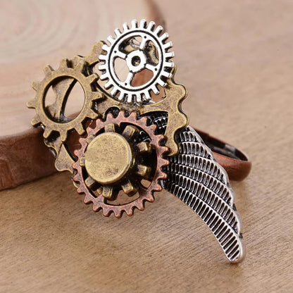 Steampunk-Flügelring