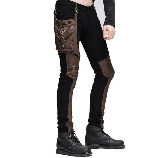 Steampunk-Gothic-Hose für Herren
