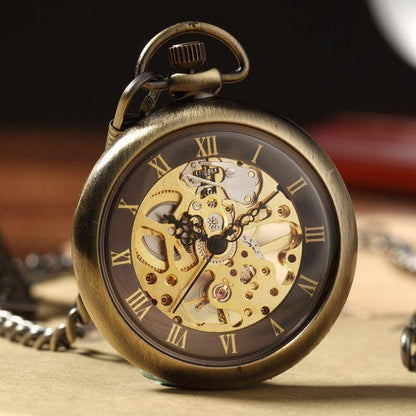 Bronzene Taschenuhr
