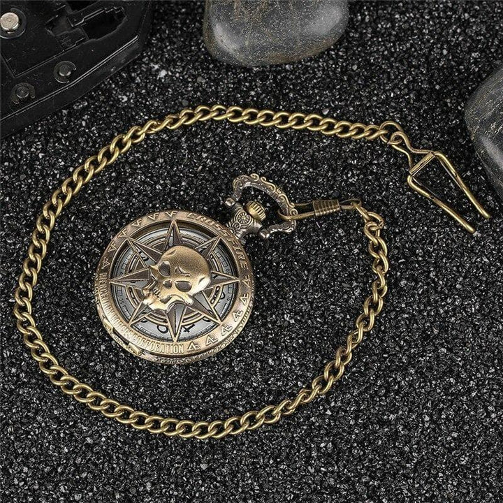 Totenkopf-Taschenuhr