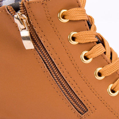 Stiefeletten mit eckigem Absatz